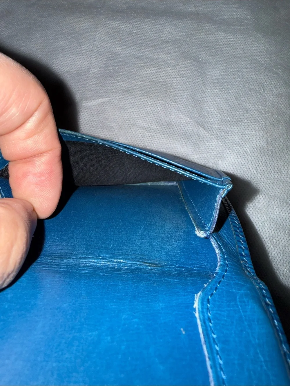 Louis Vuitton Blue Epi Leather Coin Purse